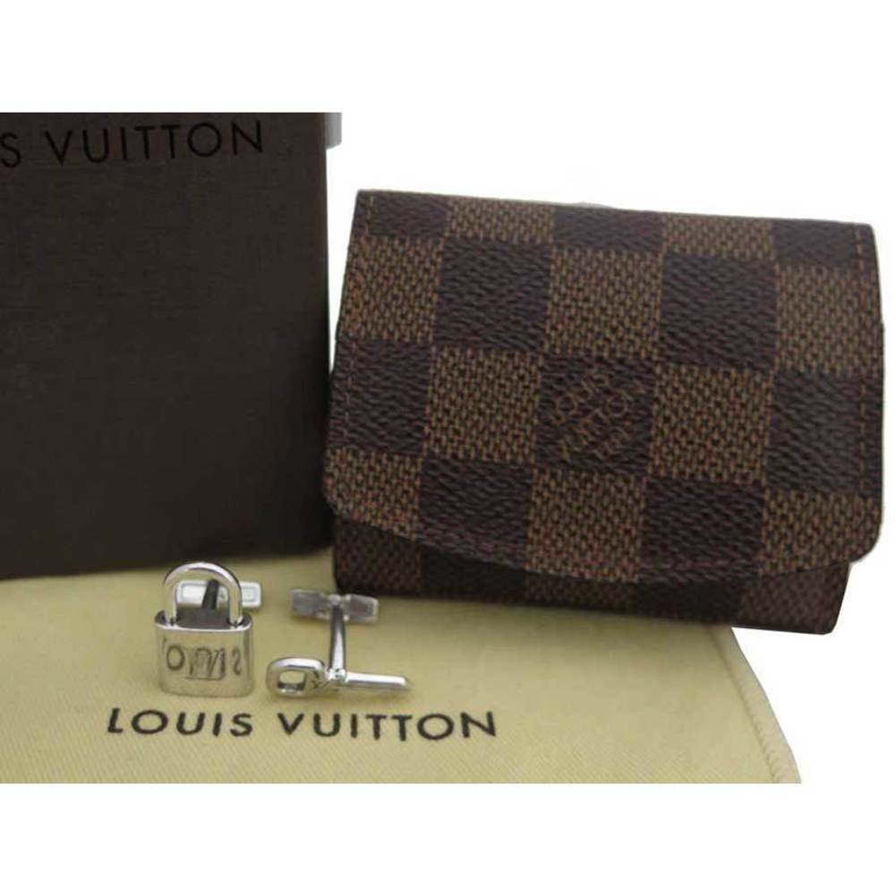 Louis Vuitton Cufflinks Bouton De Manchette Silver